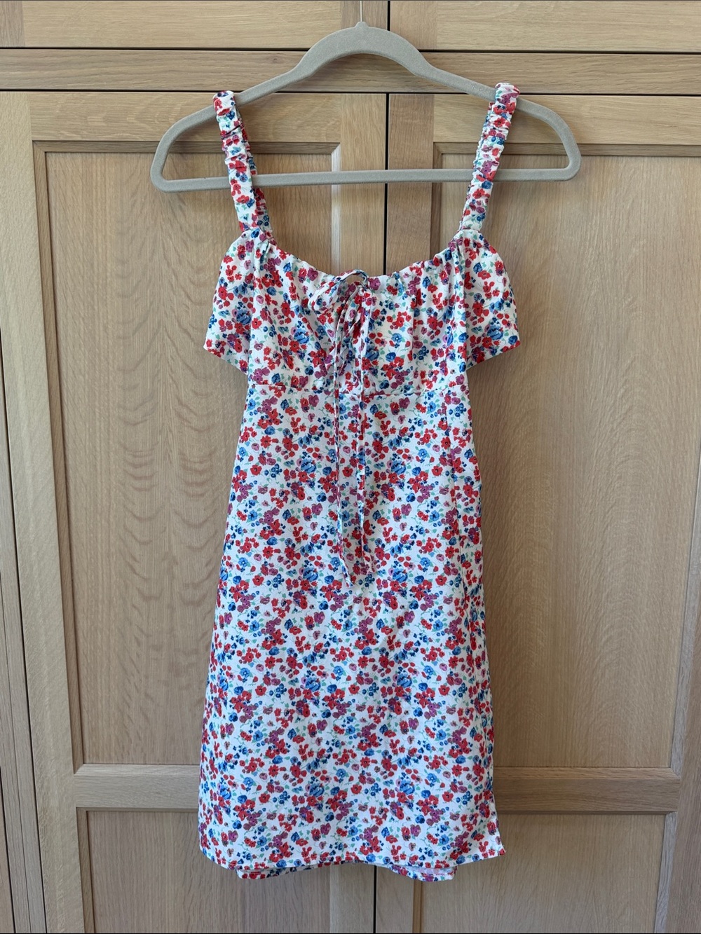 70/21 | Floral Tie-Front Sundress | Size: Small